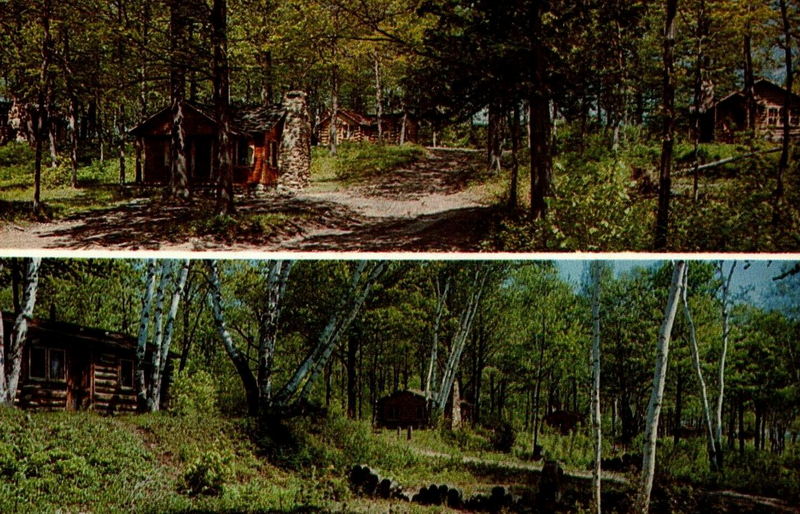 Strouds Cabins and Wayside Motel - Vintage Postcard (newer photo)